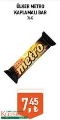 ÜLKER METRO KAPLAMALI BAR 36 G